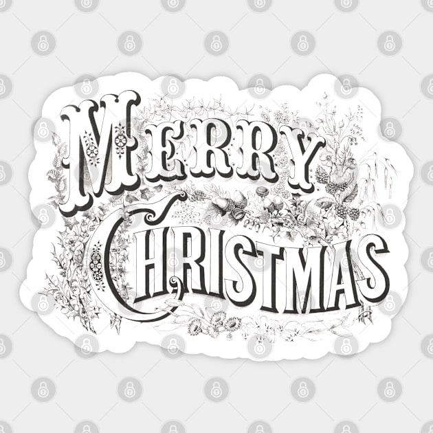 Merry Christmas Sticker by MelsPlace